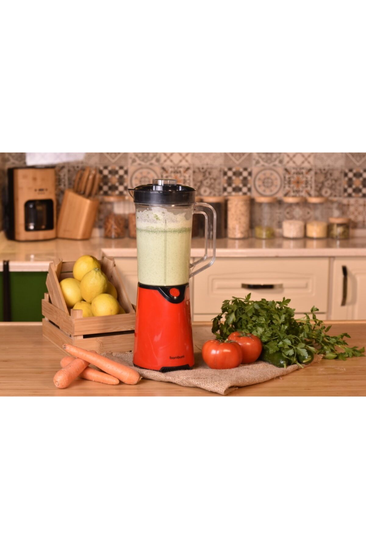 Bambum Sporty Smoothie Blender Kırmızı