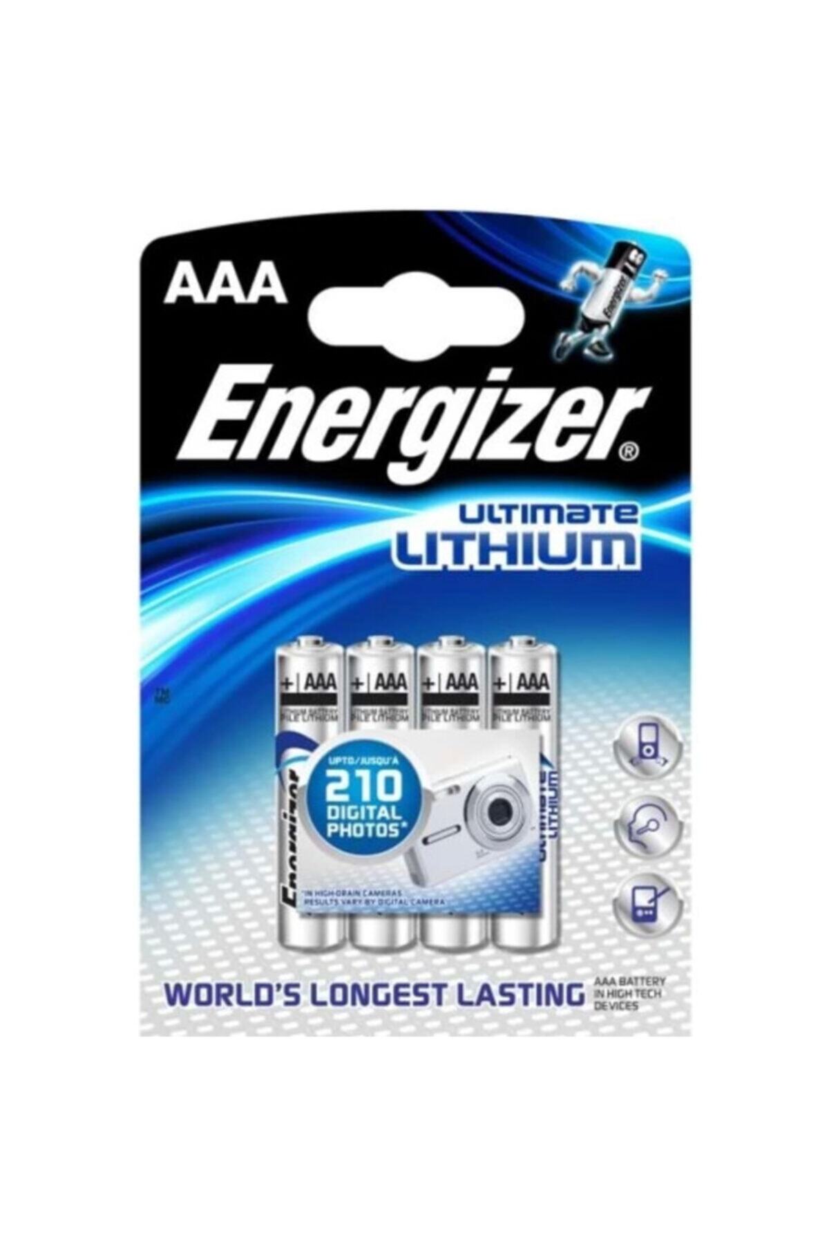 Energizer Ultimate Lithium Ince Kalem Pil Aaa 4lü Blister