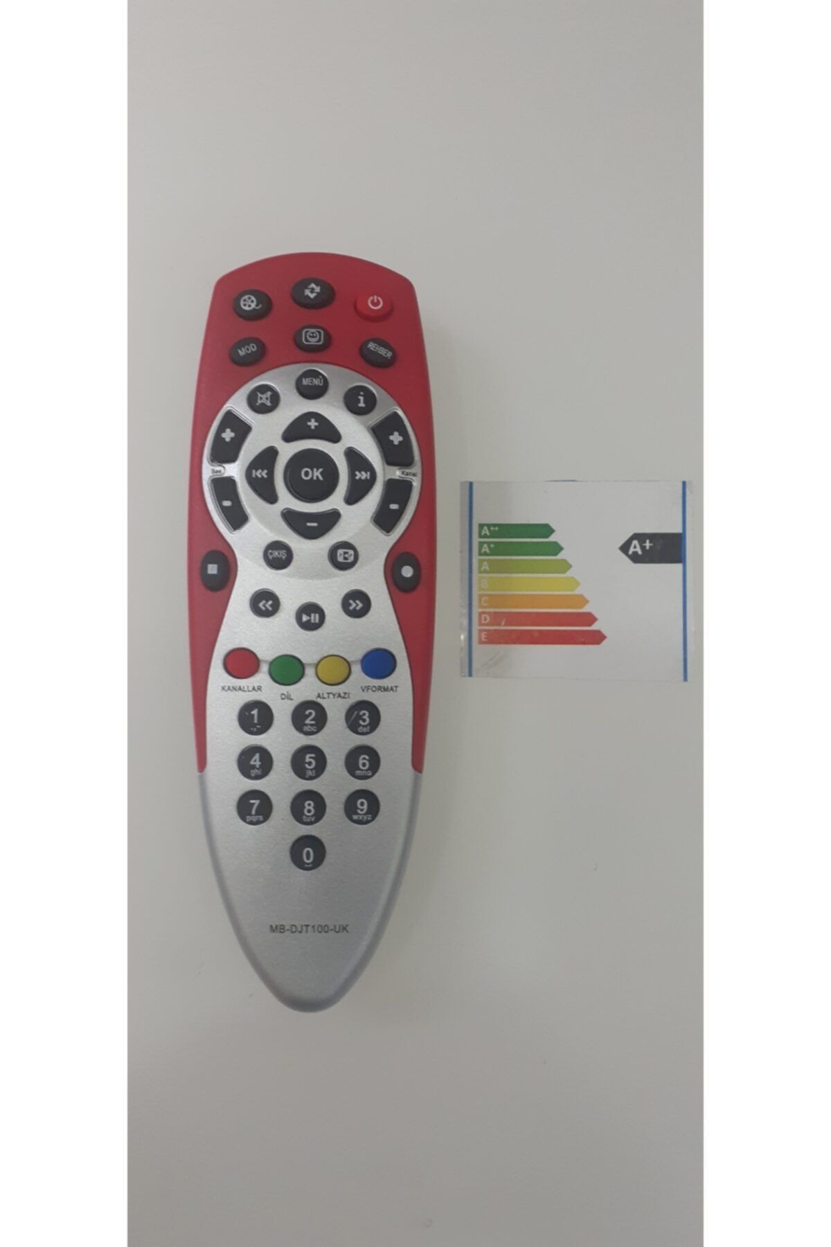 DIGITURK Digitürk,dijitürk hd Plus Kırmızı Uydu Kumandası