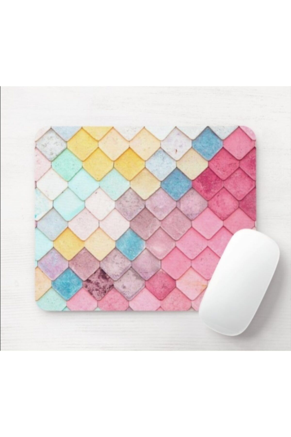 SEÇ Baskı Tasarım Renkli Desen Mouse Pad