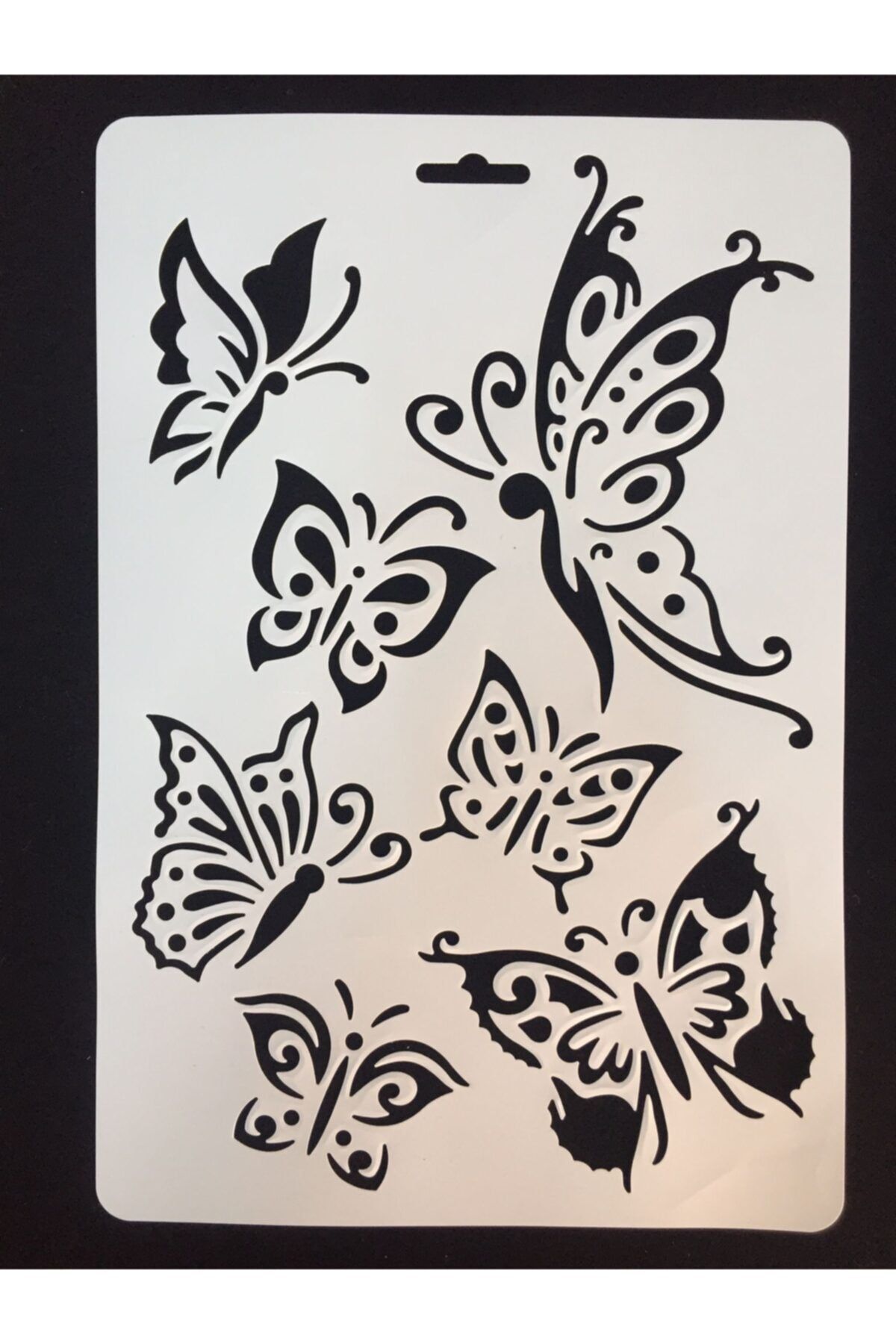 CRAFT HOBİ (meyco) Stencil (şablon) 21x31 Kelebek 1