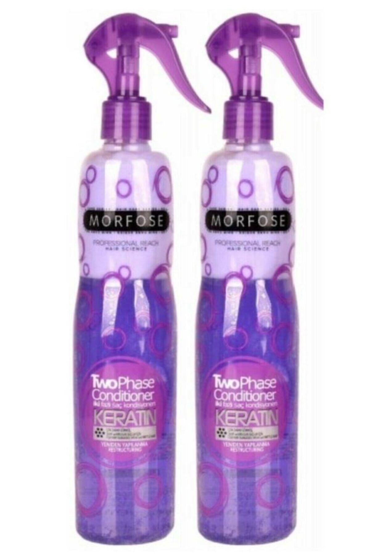 Morfose Fön Suyu 400ml - Keratin Sıvı Saç Kremi X 2 Adet