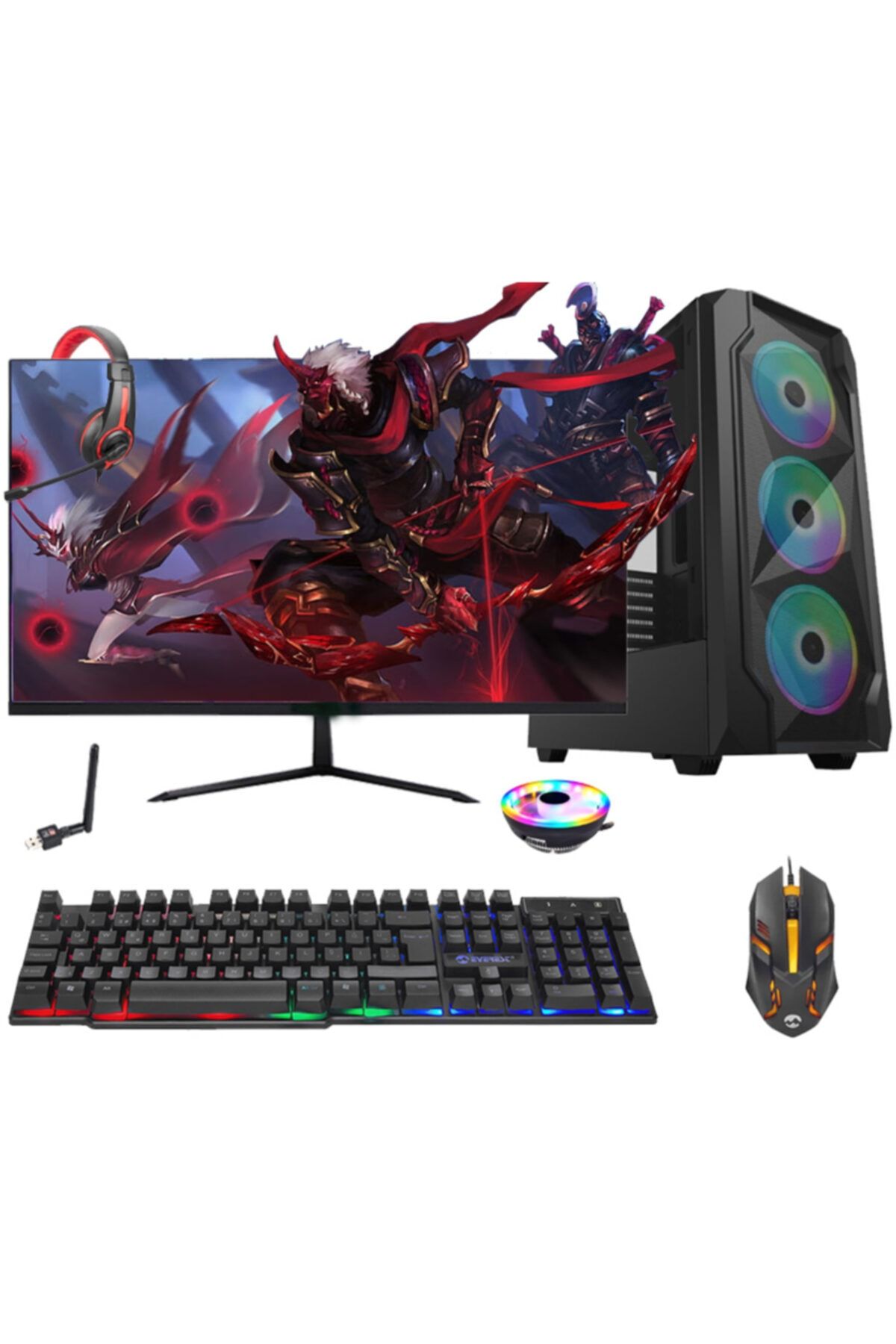 BigGameX Bg22 Ryzen 5 3600 Gtx 750 Ti 4gb 16 Ram 480 Ssd 23\