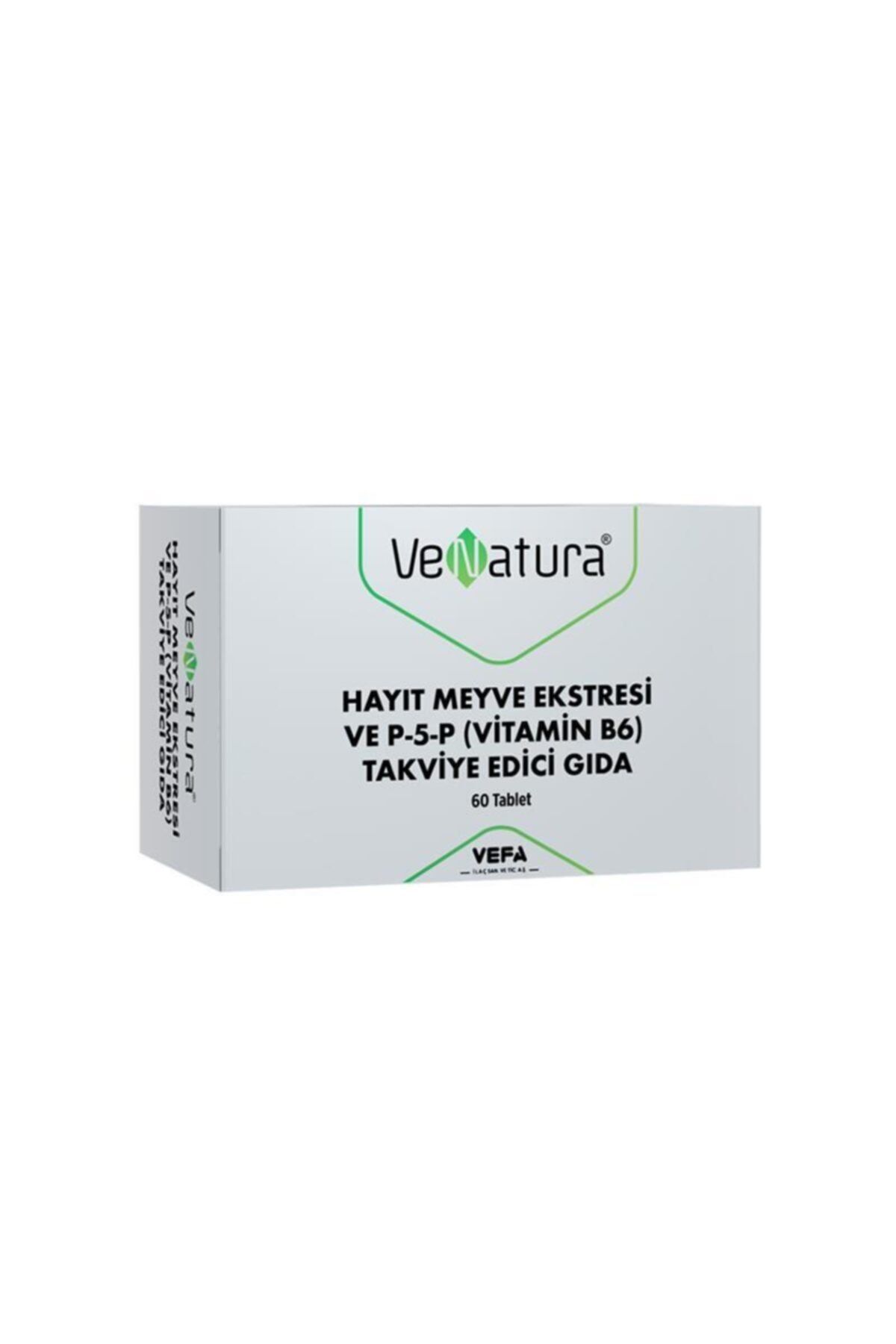 VeNatura Hayıt Meyve Ekstresi Ve P-5-p Vitamin B6 Takviye Edici Gıda 60 Kapsül