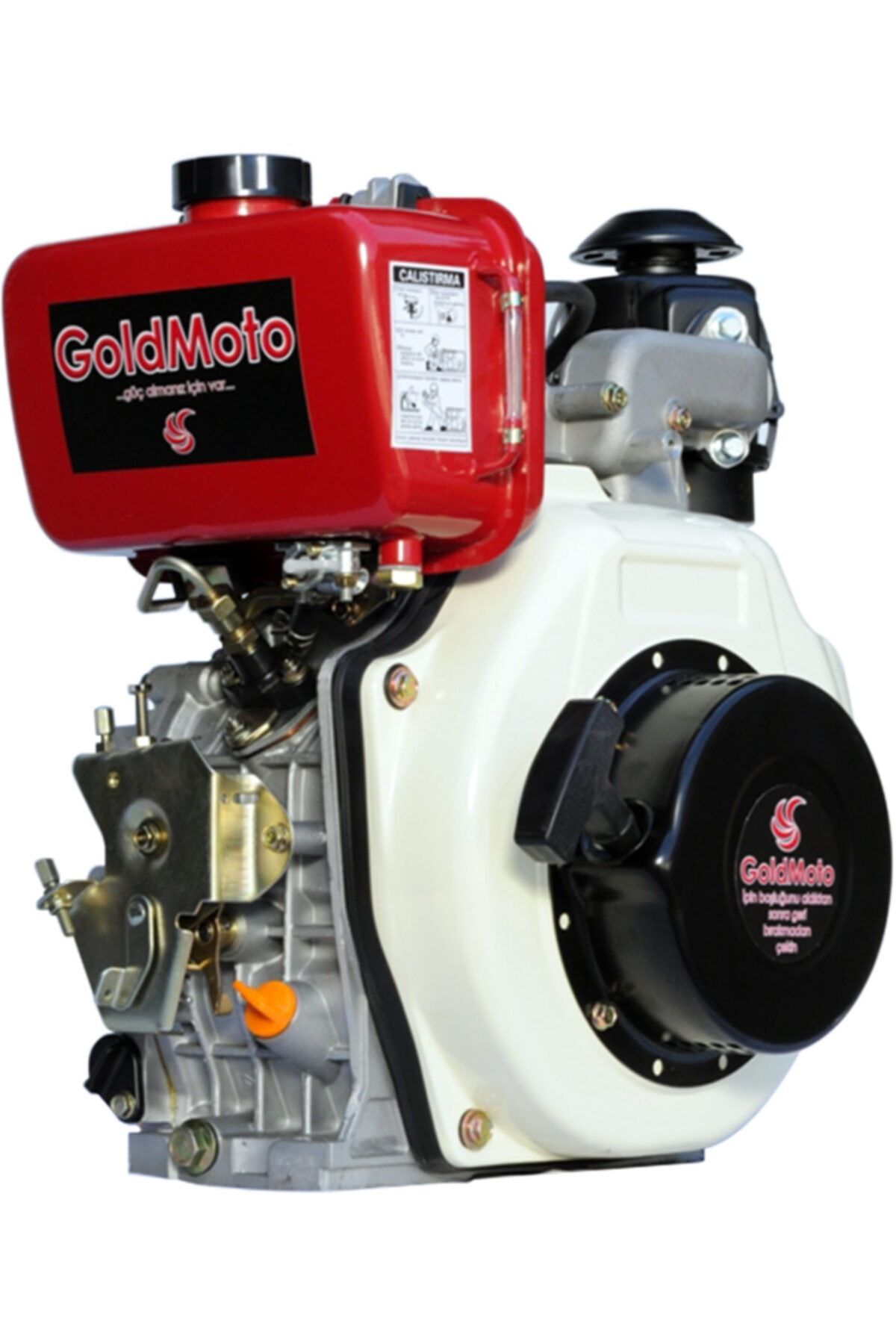 gold moto Goldmoto Gm178f-c Dizel Motor 7 Hp Ipli Krank Mili Kamalı