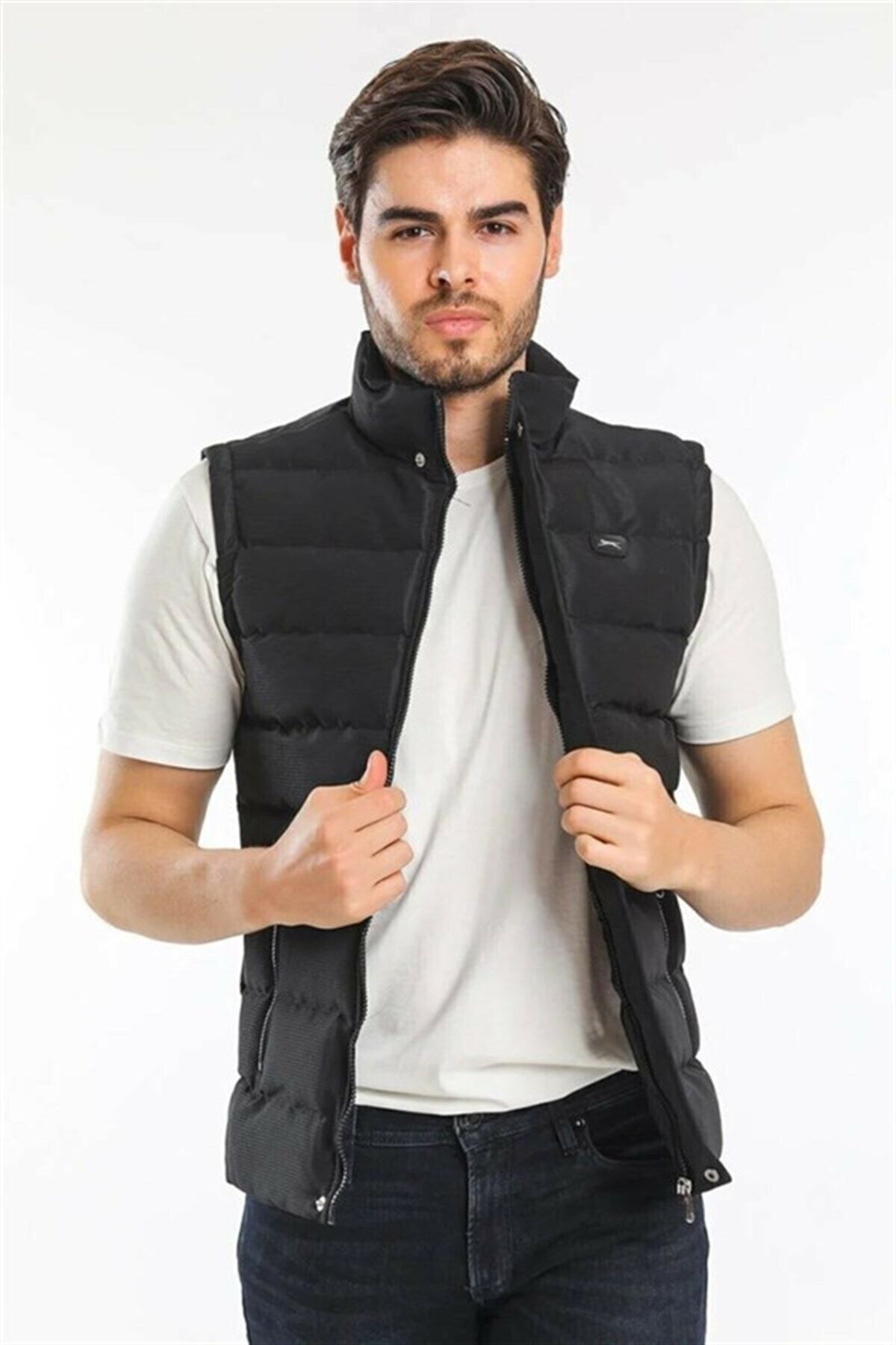 Slazenger Zula Erkek Yelek Siyah St21ye010-500 V2
