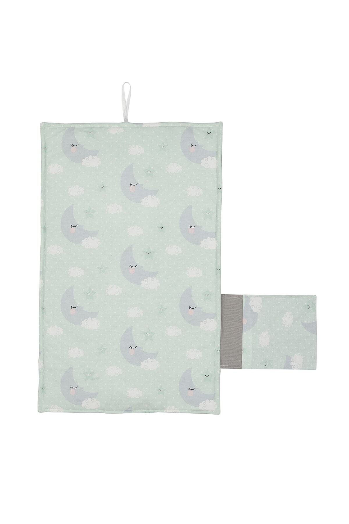 Lally Things Moon & Stars Mint Bebek Alt Değiştirme Matı Alt Açma Matı