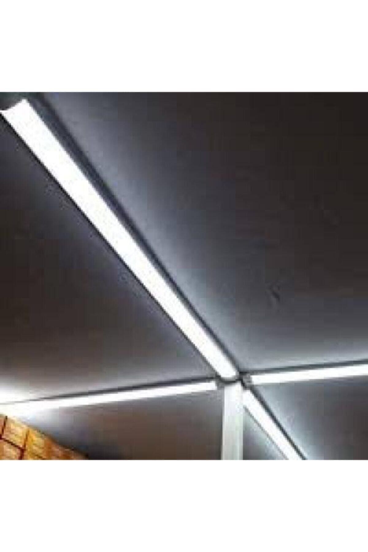 Lighttech Led Floresan Yatay Bant Armatür 36 Watt Tavan Aydınlatmaa Beyaz 008