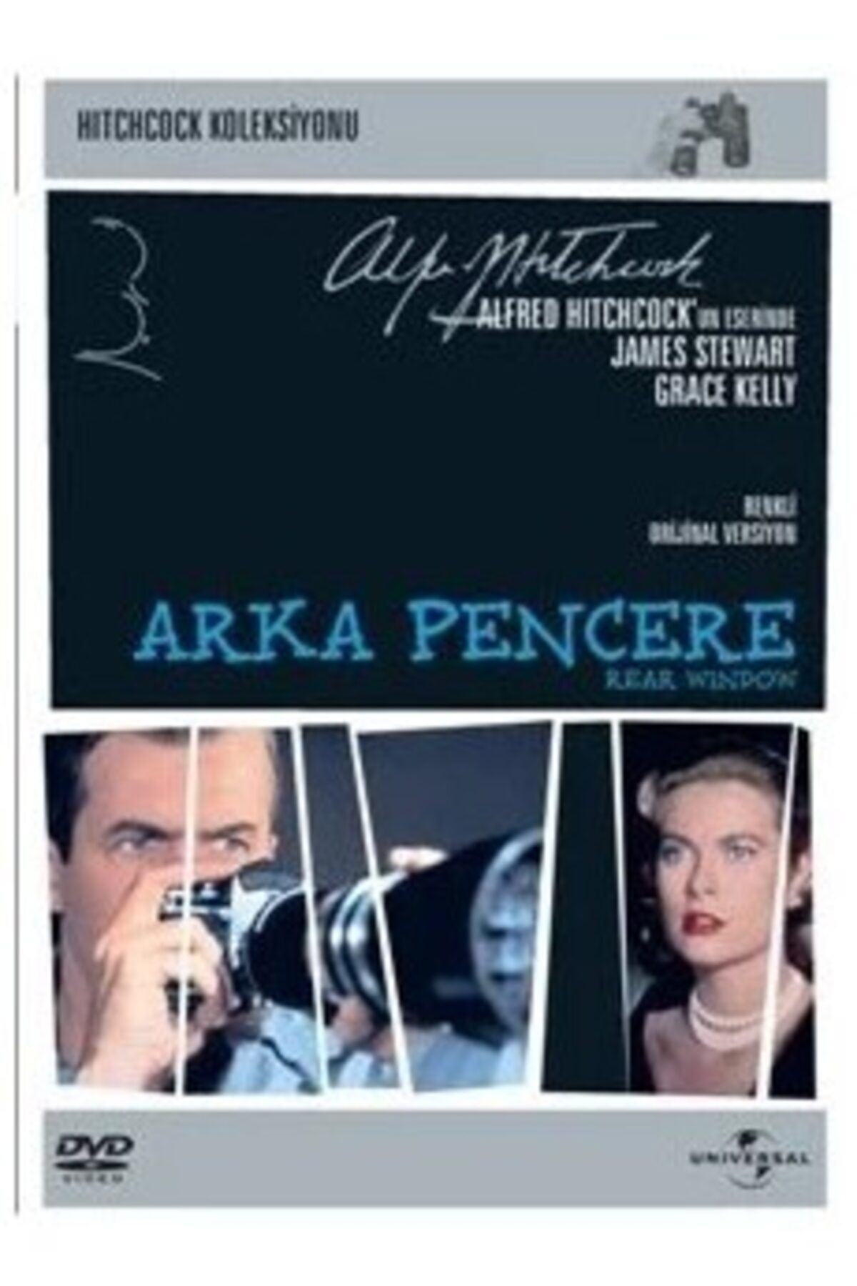 Pulp Plak Ve Kitap Rear Window (arka Pencere) - Allfred Hitchcock , Grace Kelly,james Stewart / Dvd