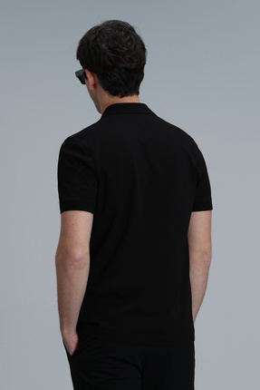 Mandy Smart Erkek Polo Tişört Siyah Image 5