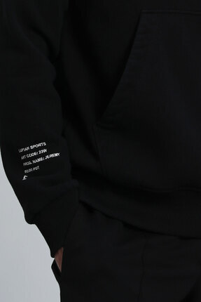 Luıs Erkek Sweatshirt Siyah Image 2
