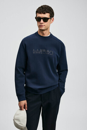 Lacivert Erkek Sweatshirt 112030171 Image 2