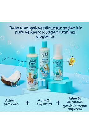 Kuru ve Kıvırcık Saçlar için Hindistan Cevizi Özlü Durulama Gerektirmeyen Sprey Saç Krem Image 4