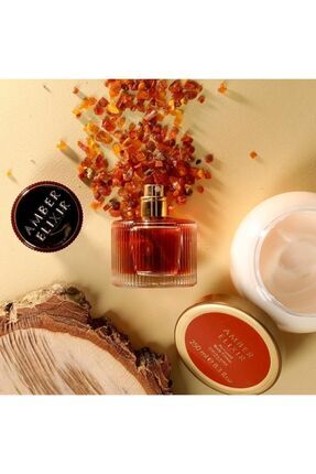 Amber Elixir Edp Amber Elixir Parfümlü Vücut Kremi yeni ambalaj vücut kremi set Image 1