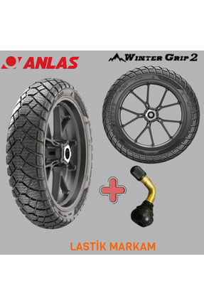 Yerli 3.50-10 Sc-500-winter Grip 2 Tl- Scooter Kış Lastiği-2024-sübap Hediyeli Image 0