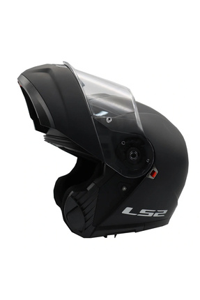 Strobe 2 Çene Açılır Mat Siyah Kask Image 4