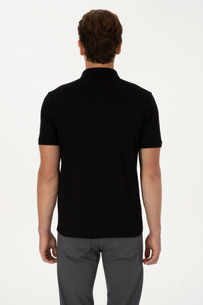 Erkek Siyah Tişört 50324883-VR046 Image 4