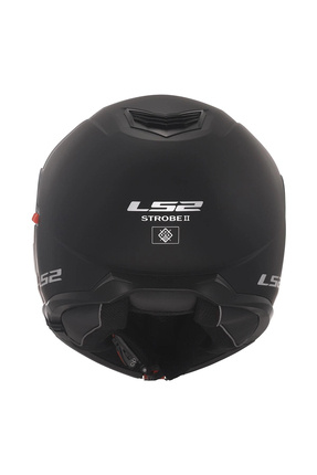 Strobe 2 Çene Açılır Mat Siyah Kask Image 3