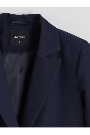 Krep Kadın Blazer Ceket Image 7