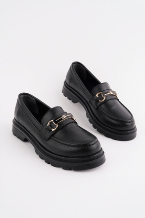 Kadın Loafer Makosen Casual Tokalı Günlük Yumuşak Ayakkabı Image 4