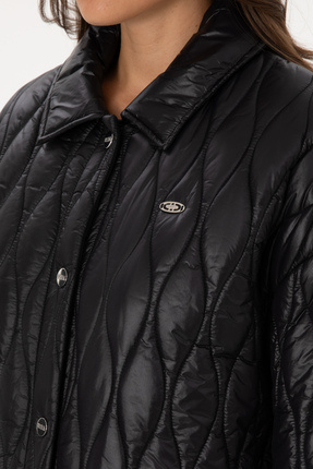 Kadın Siyah Kaban 50308615-VR046 Image 6