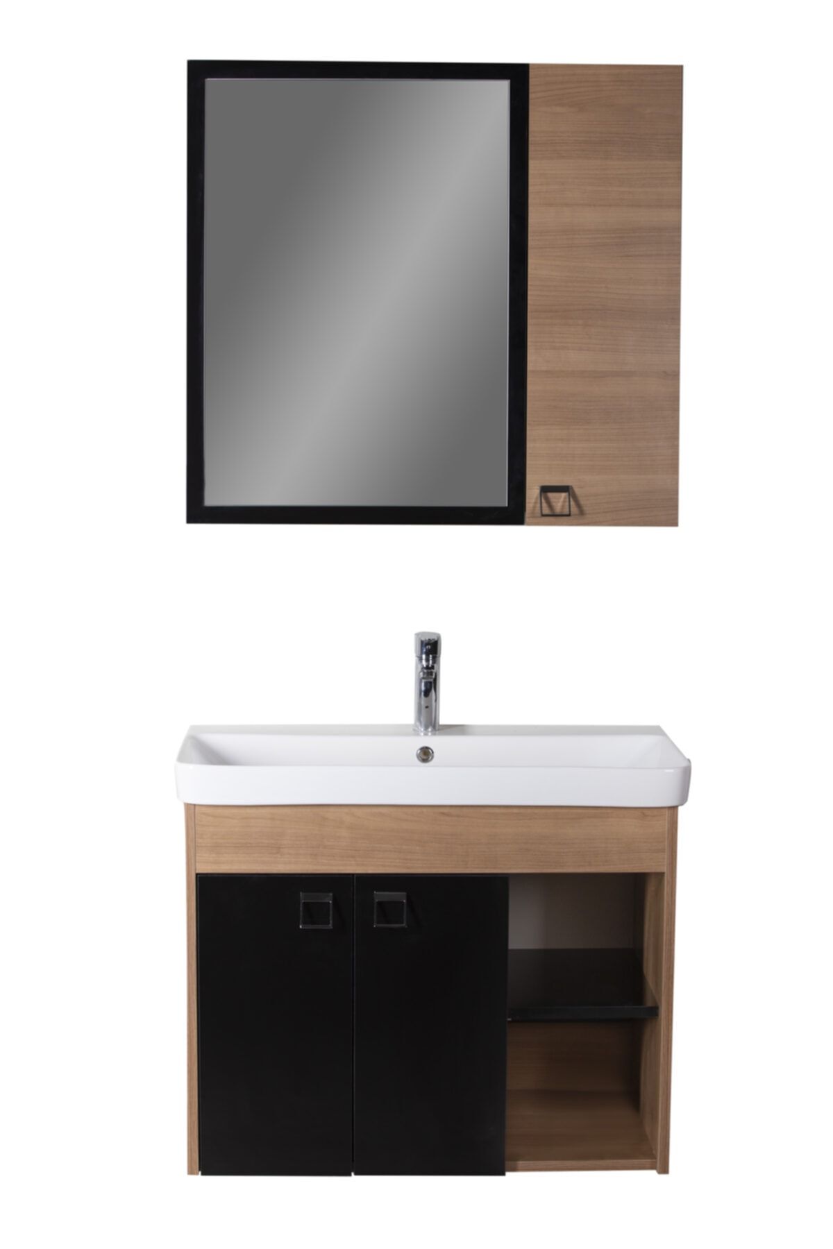 HASBANYO MOBİLYA Flora 80 cm Lüx Banyo Takımı