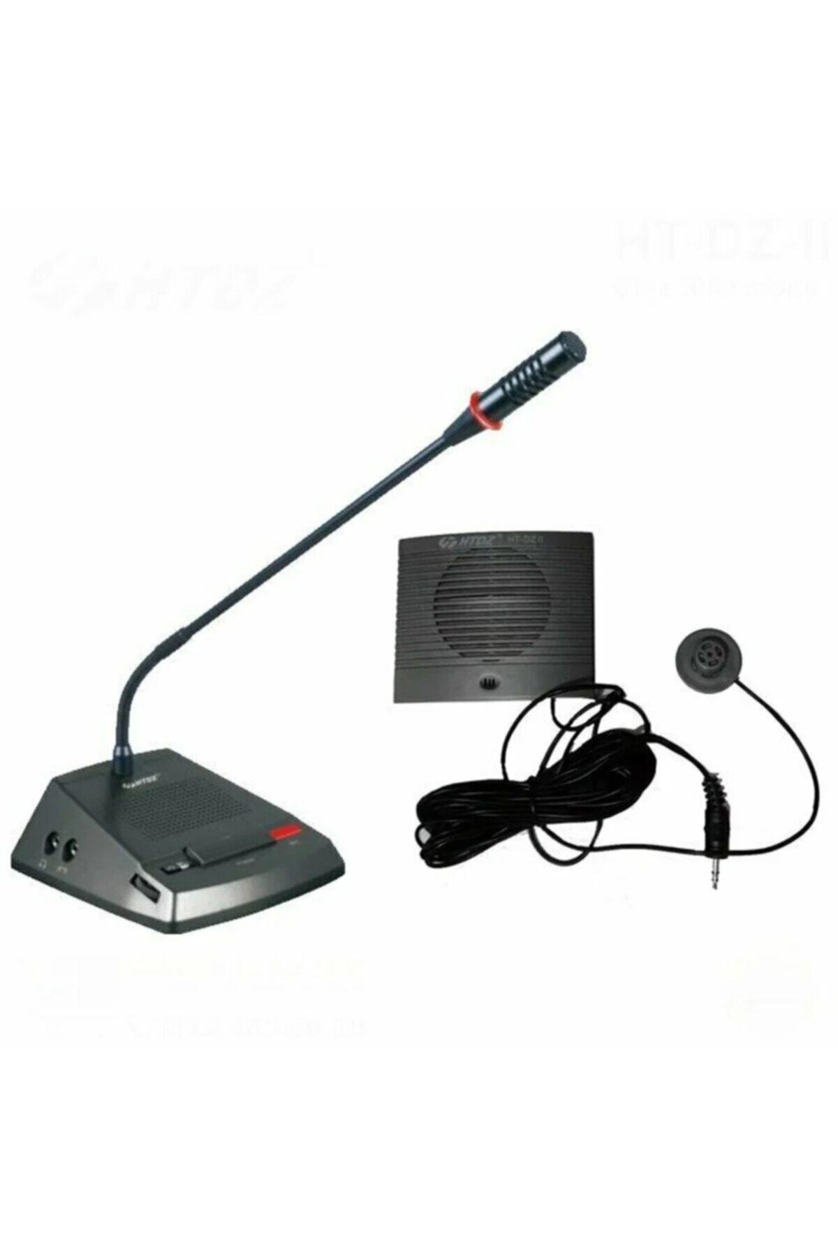 HTDZ Iı Profesyonel Interkom Gişe Vezne Konuşma Mikrofonu