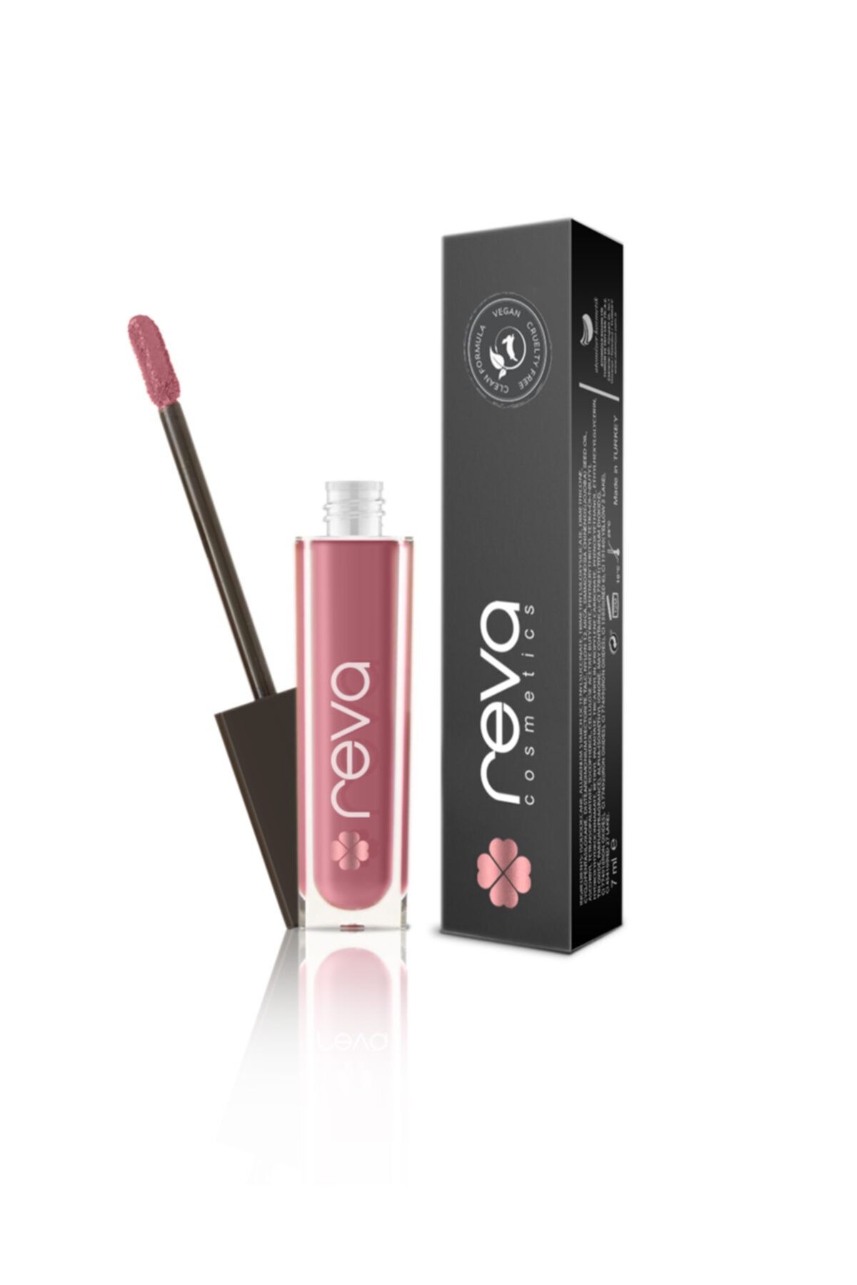 REVA Creamy Matte Lıp Gloss Mellow Mauve - Mat Krem Dudak Parlatıcısı
