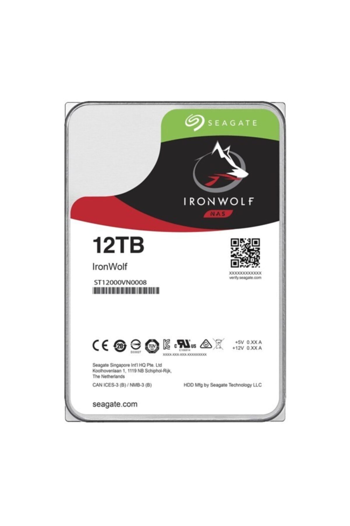 Seagate 12tb Ironwolf 3.5\