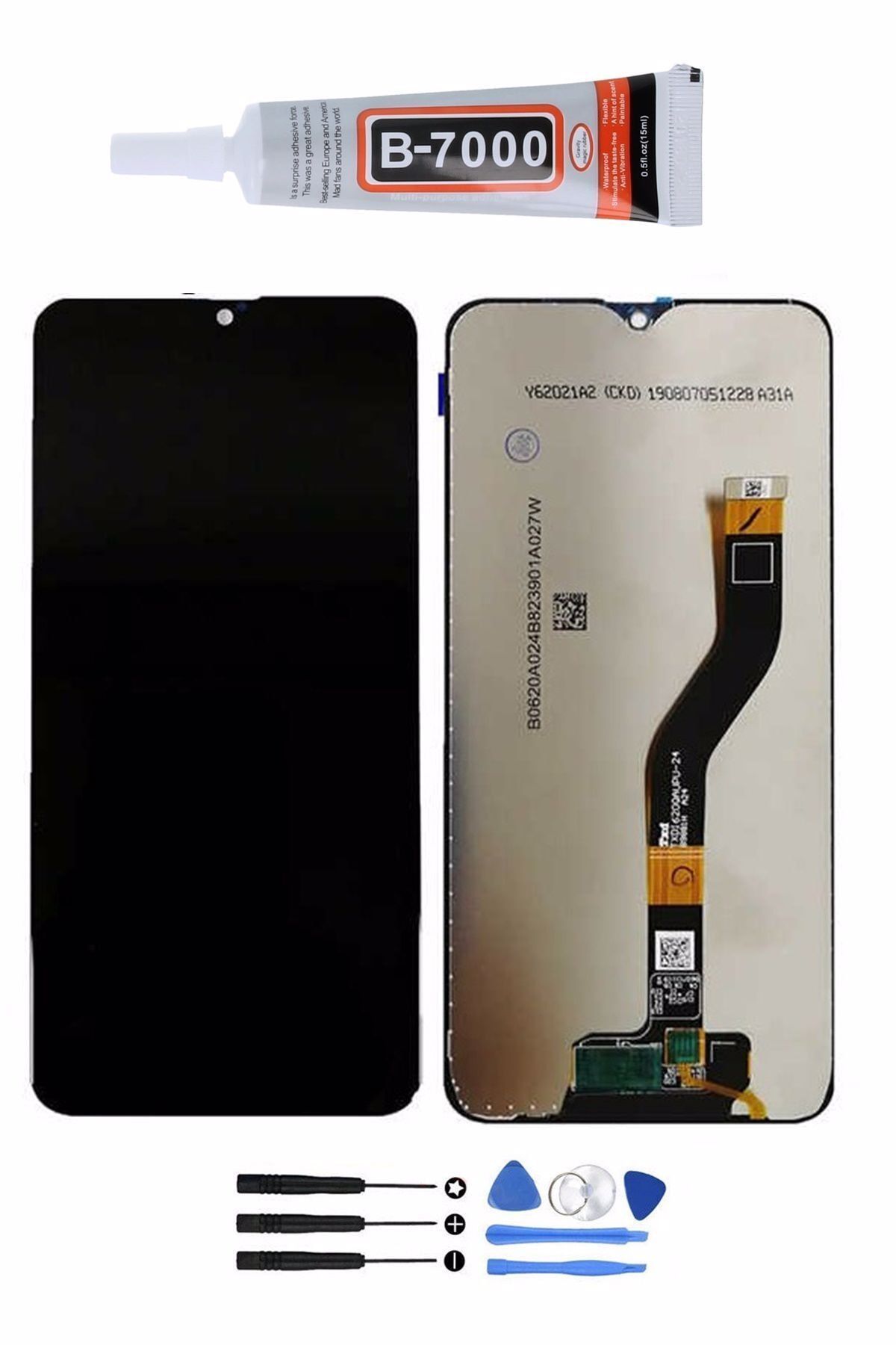Samsung Galaxy A10s Sm-a107f Lcd Ekran Dokunmatik Full Orjinal Tamir Seti Yapıştırıcı Hediyeli
