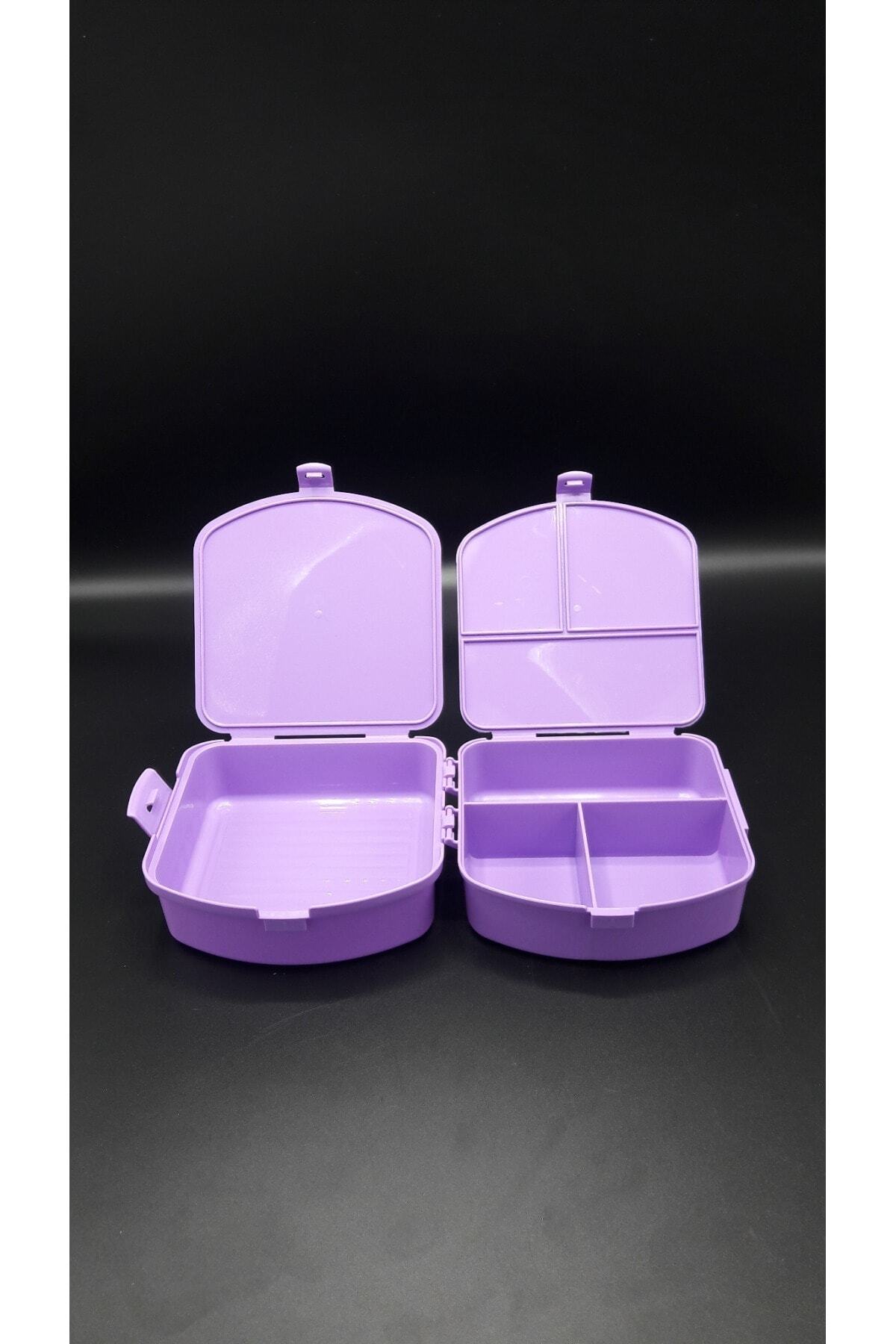 ToMorza Beslenme Kabı- 4 Bolmeli 1.3 L Mor