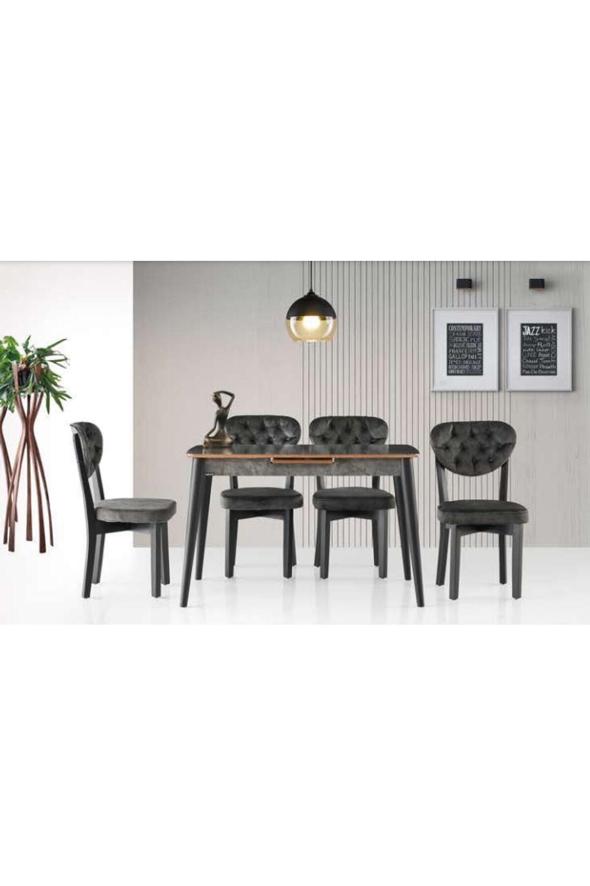 cheetah Milano Masa Takımı + 4 Adet Sandalye