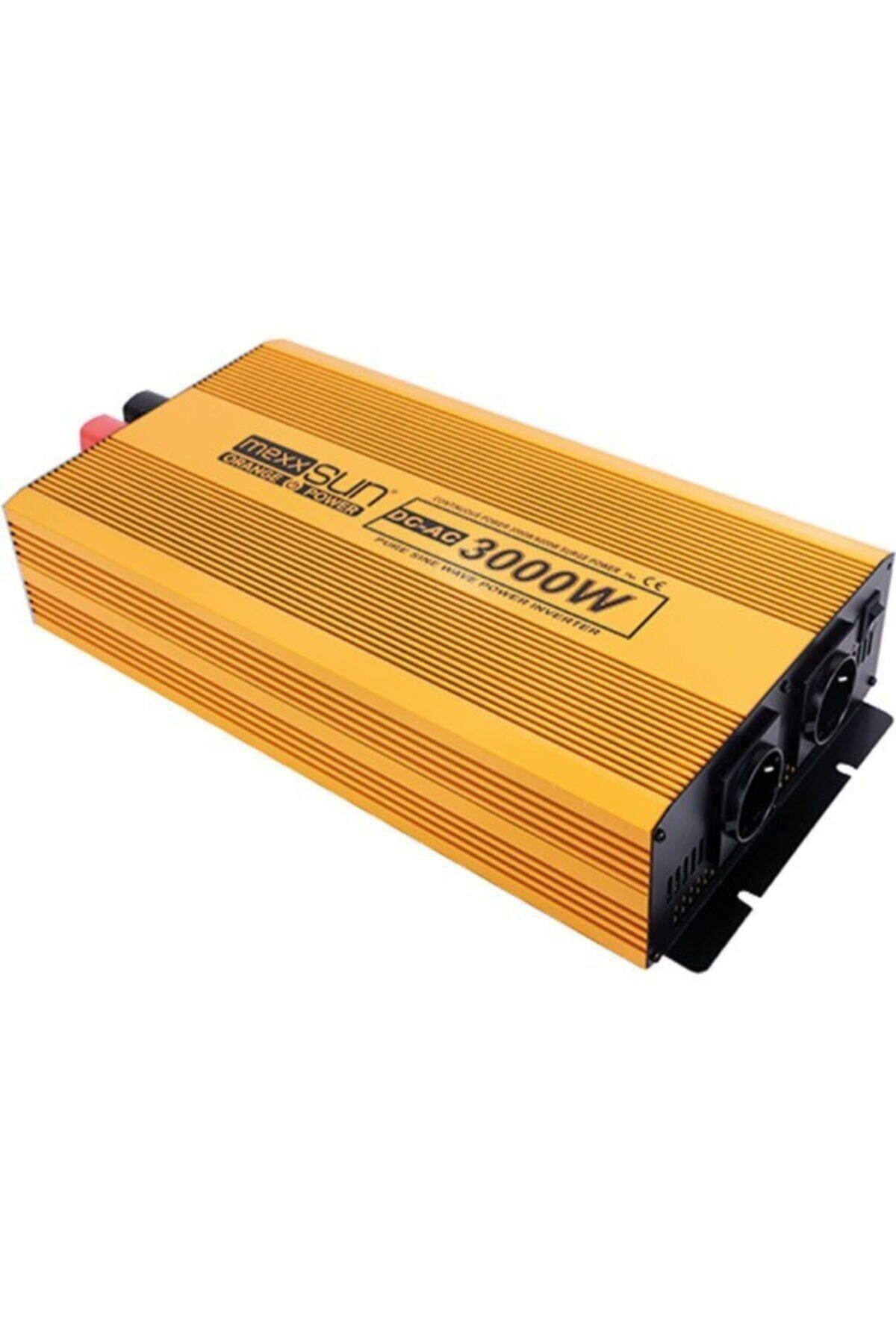 MEXXSUN 3000 W Watt 12 V Volt Tam Sinüs Inverter Çevirici Invertör
