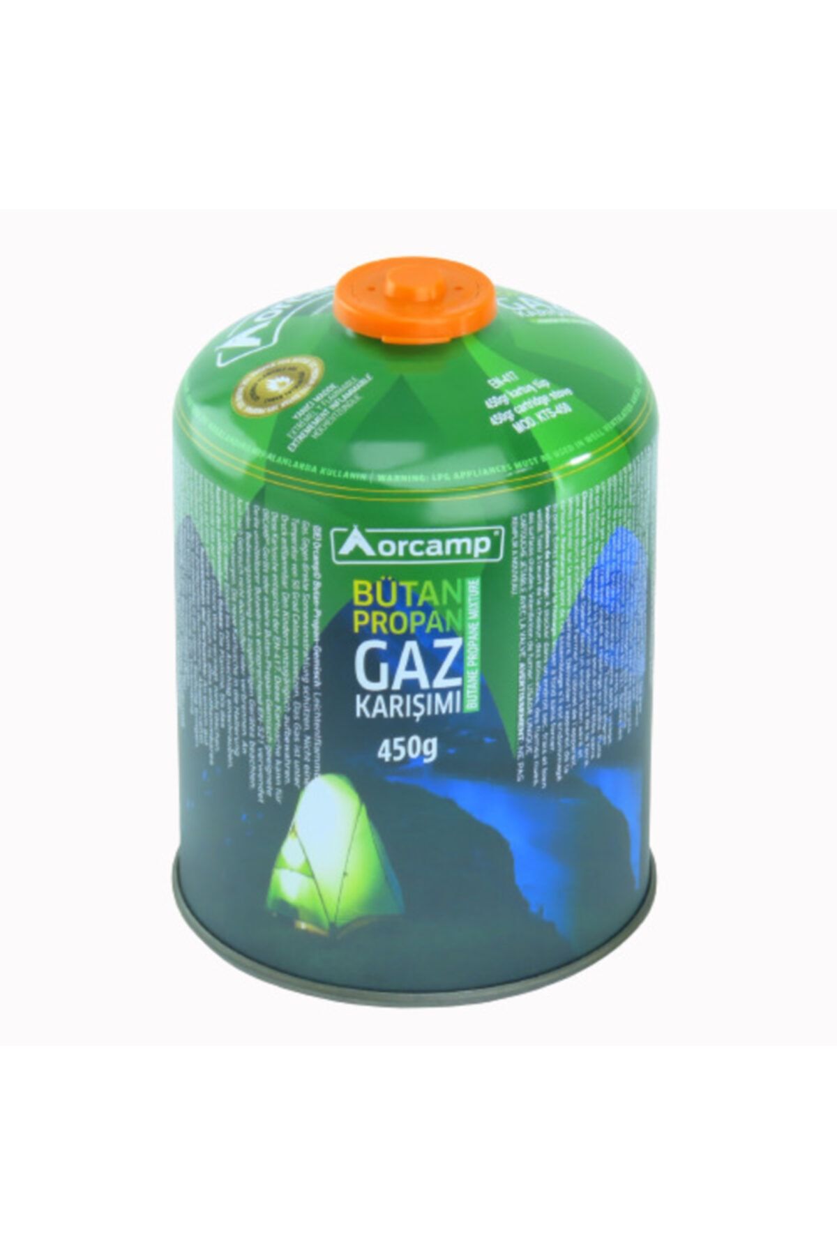 Orcamp Kamp Gaz Kartuşu Siboplu 450gr 4'lü Set