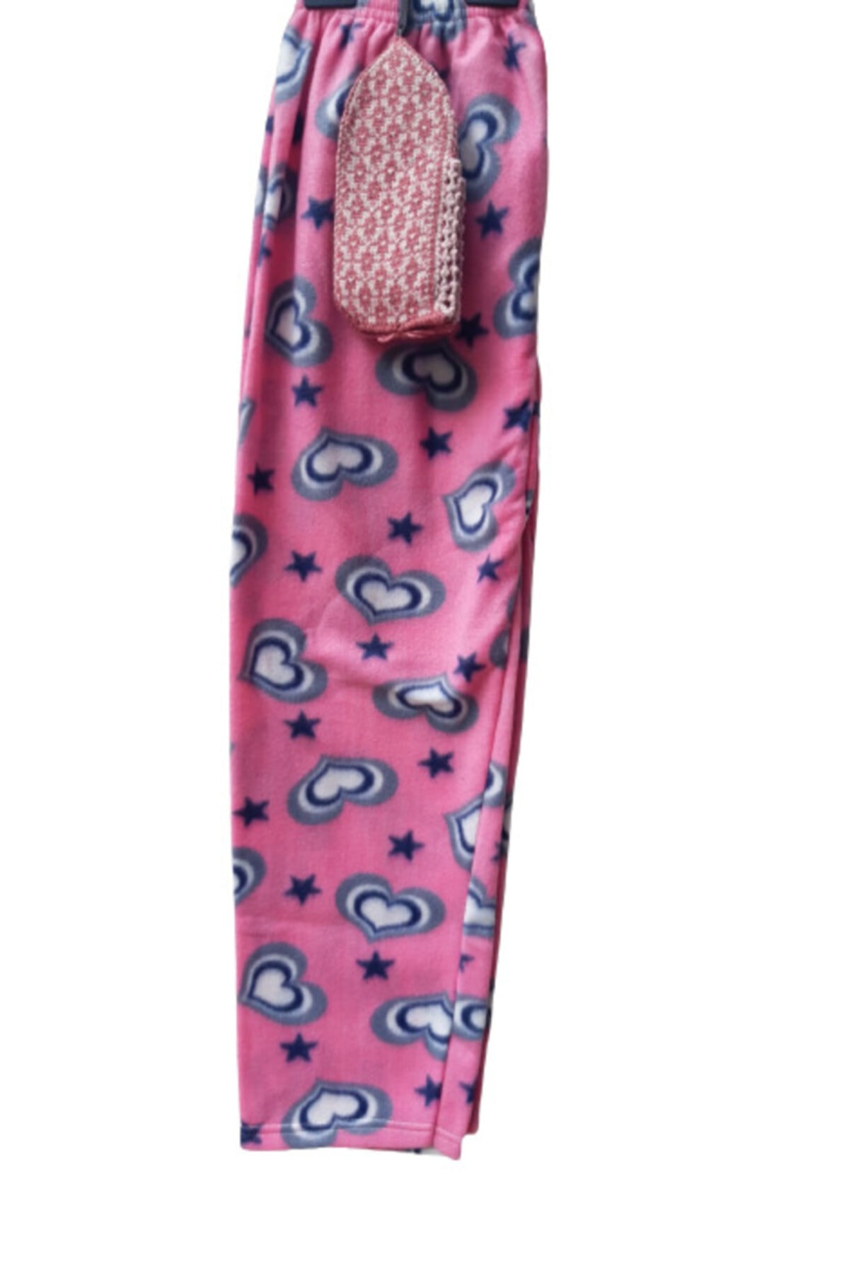 gigigiyim Pembe Polar Pijama Ve Patik