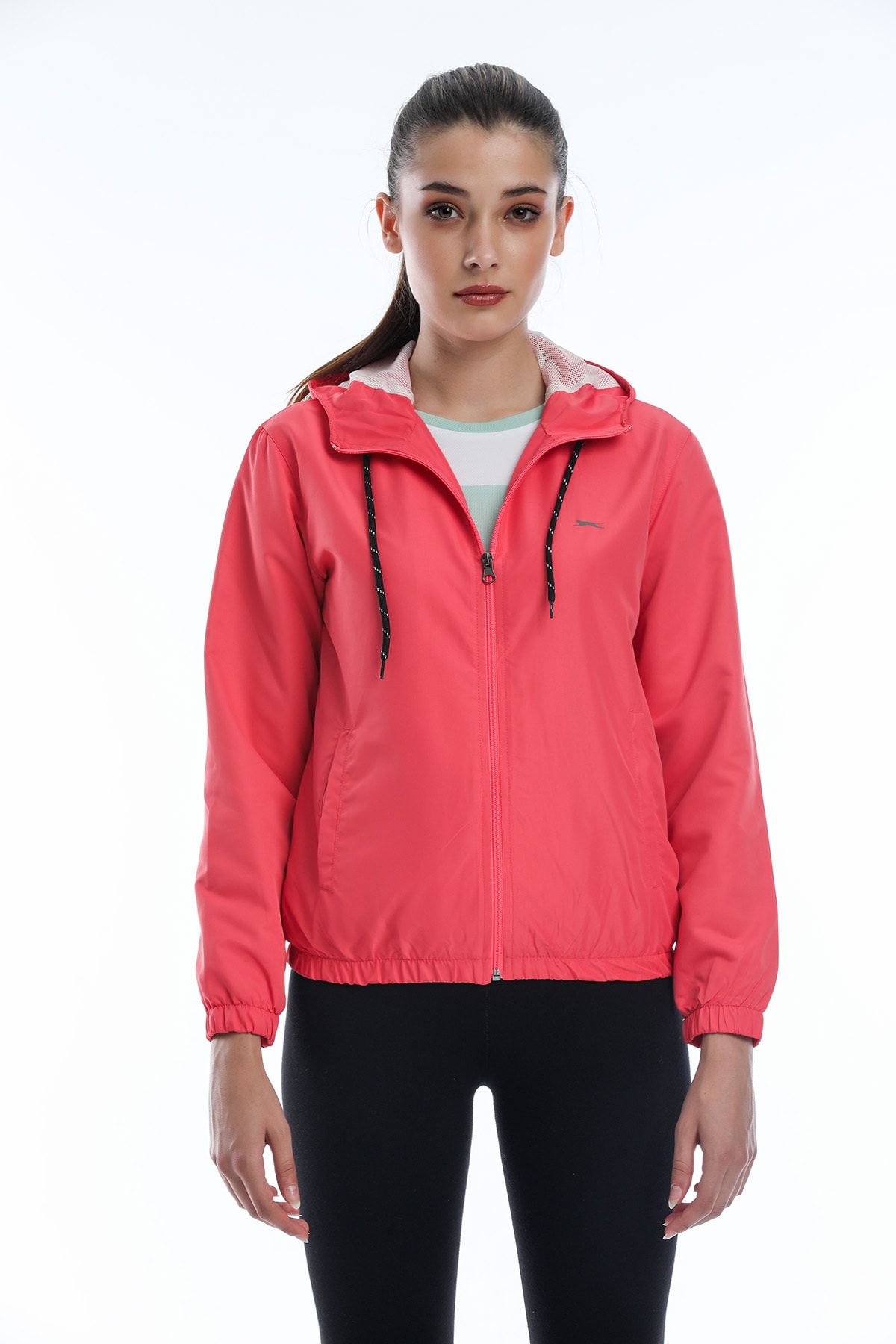 Slazenger RADON I Kadın Yağmurluk Fuşya