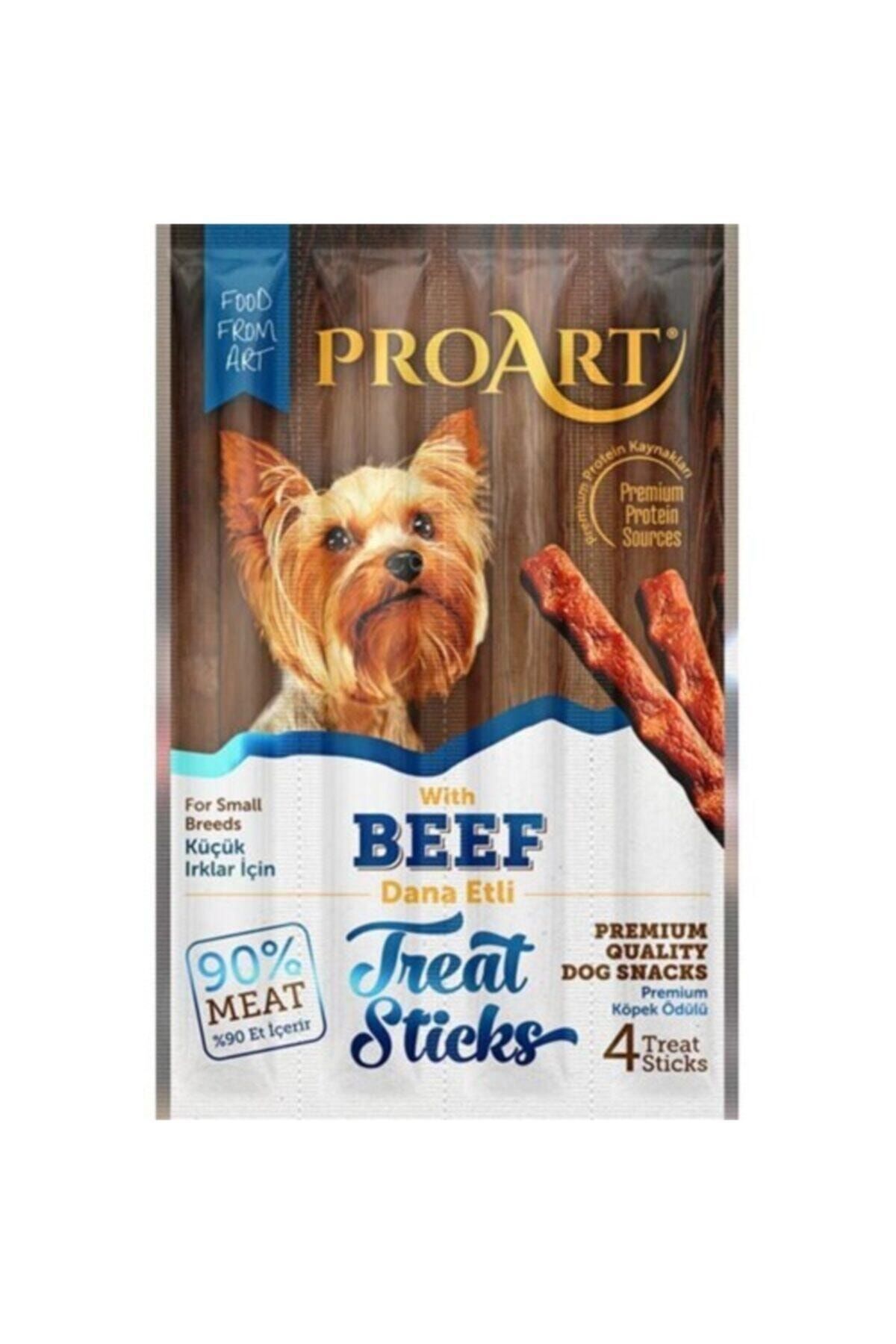 NEKTAR Proart Ödül Çubuğu Küçük Irk Köpek Dana Etli Stick Ödülü 4x5 gr
