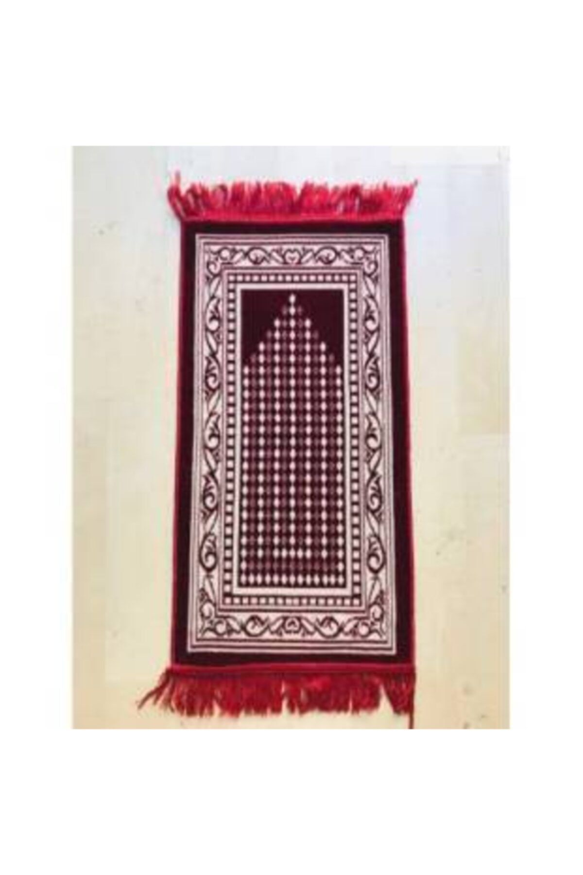 begün Bordo Kırmızı Renk, Çocuk Seccadesi... 39 Cm X 78 Cm
