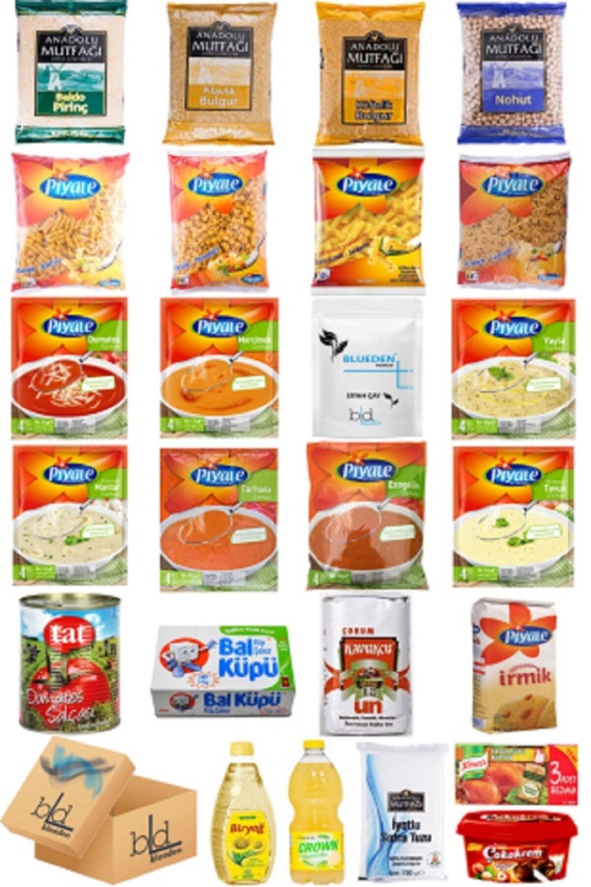 Blueden Kumanya Ramazan Gıda Paketi 25 Parça 115 Nolu Paket