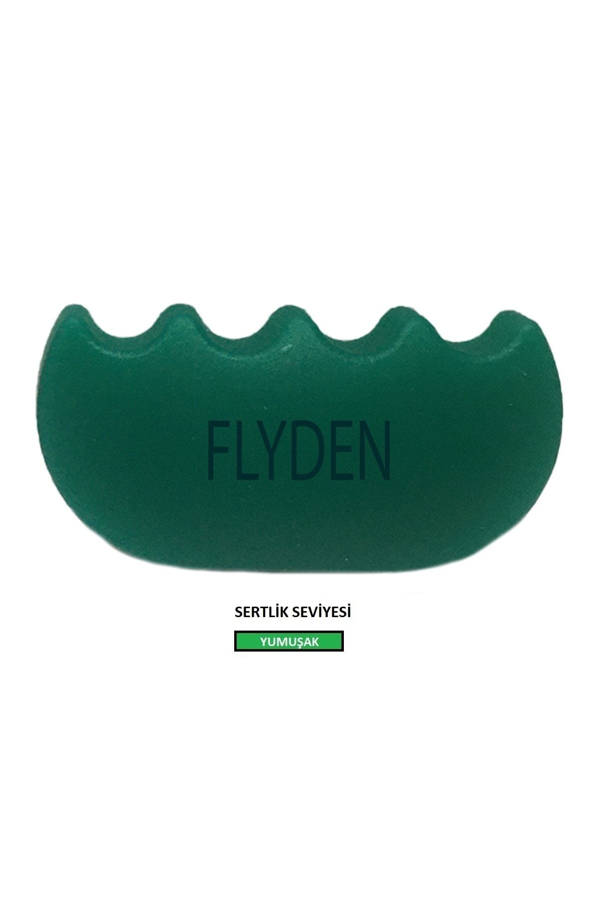 FLYDEN Silikon Stres Aparatı El Egzersiz Güçlendirici Fizik Tedavi El Bilek Parmak Güçlendirme Yeşil