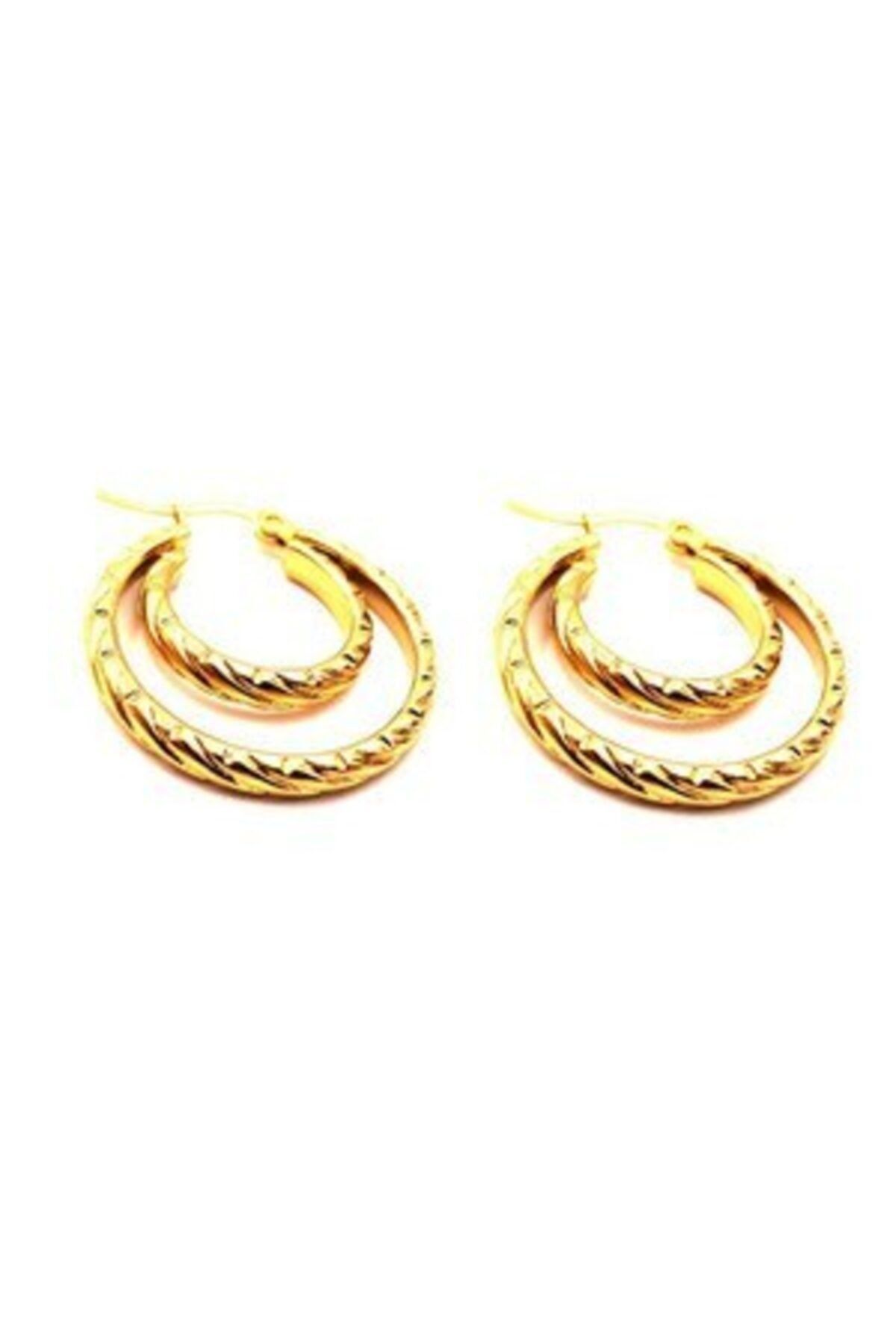 WelchGold Çelik Halka Küpe