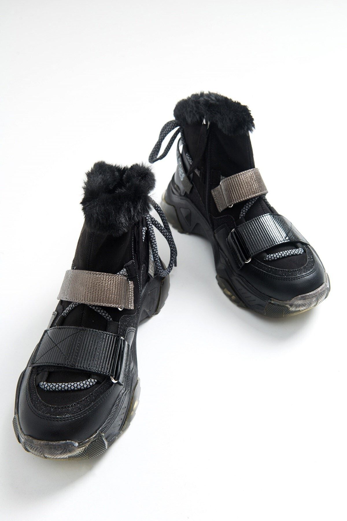 LuviShoes 6540 Siyah Spor Ayakkabı