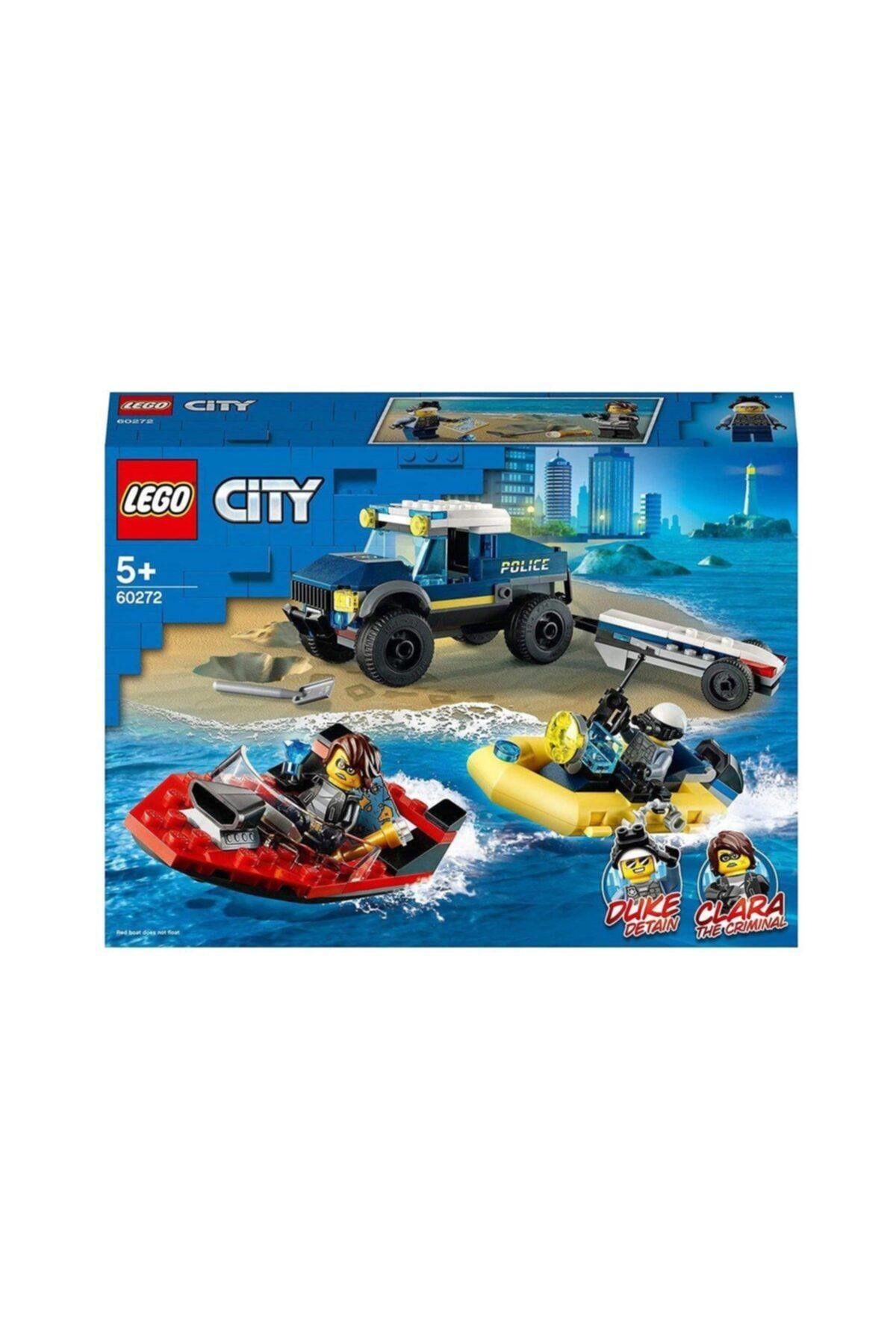 LEGO 60272 ® City Elit Polis Tekne Taşıma Aracı /166 Parça /+5 Yaş
