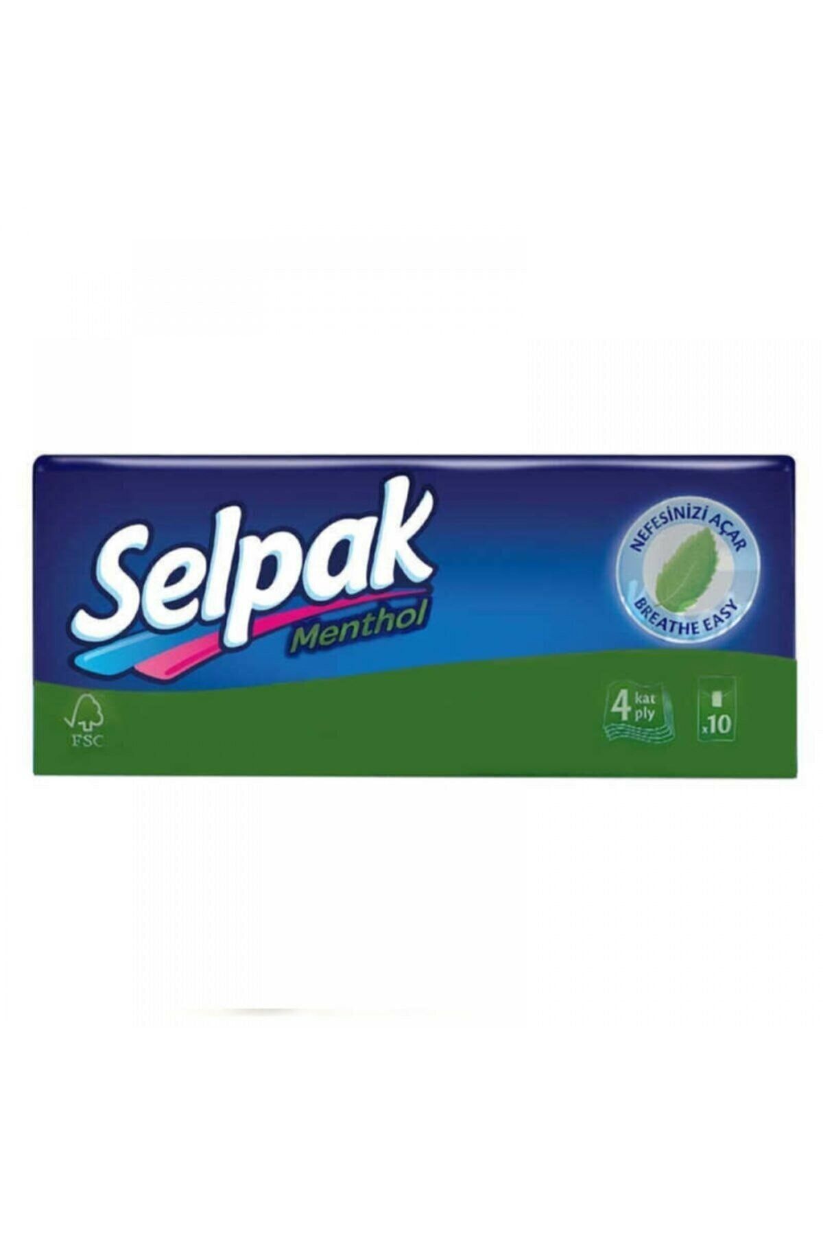 Selpak Mentollü Kağıt Mendil 10lu Paket