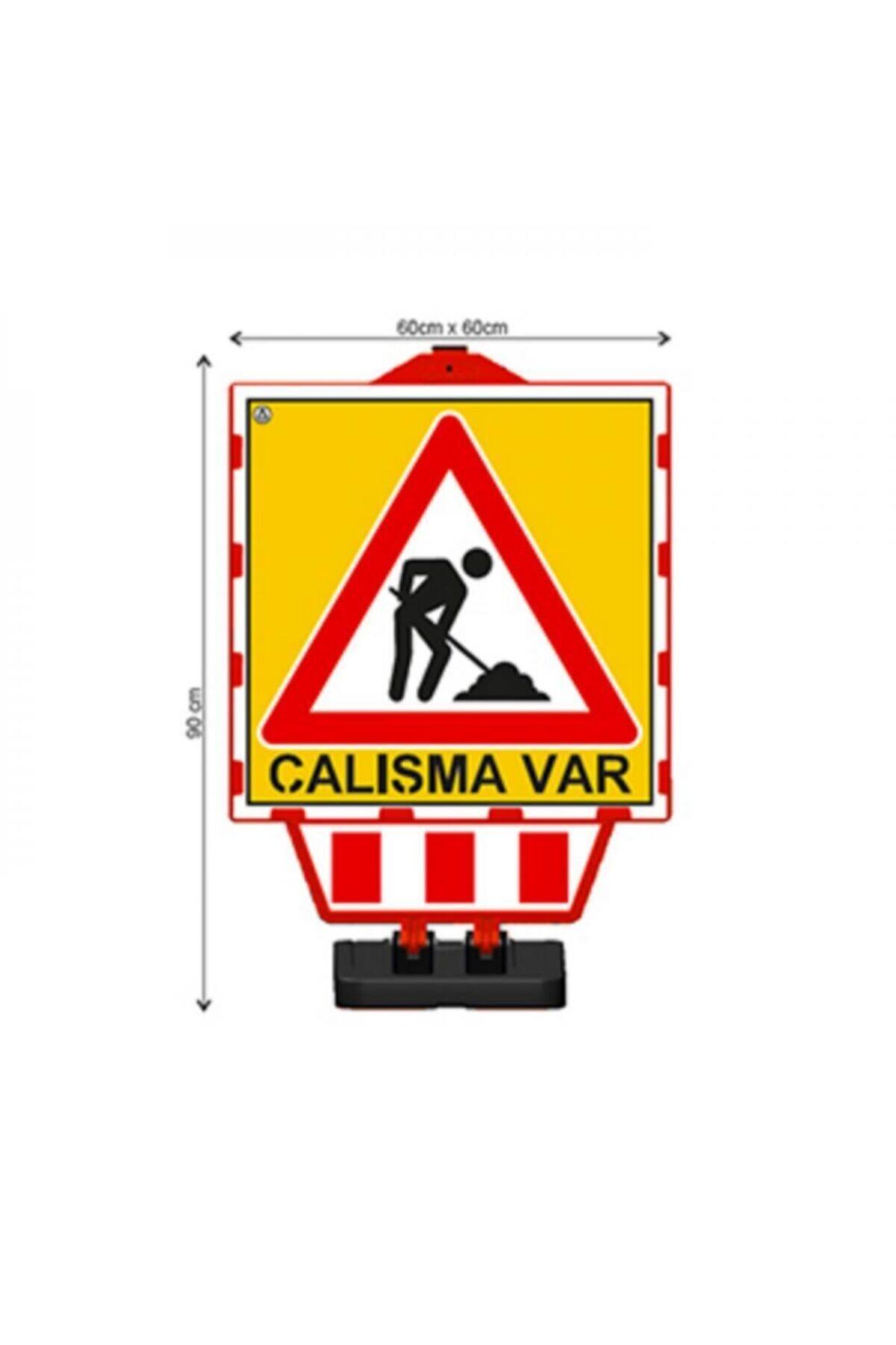 KKDAVM Katlanır Uyarı Levhalı Bariyeri