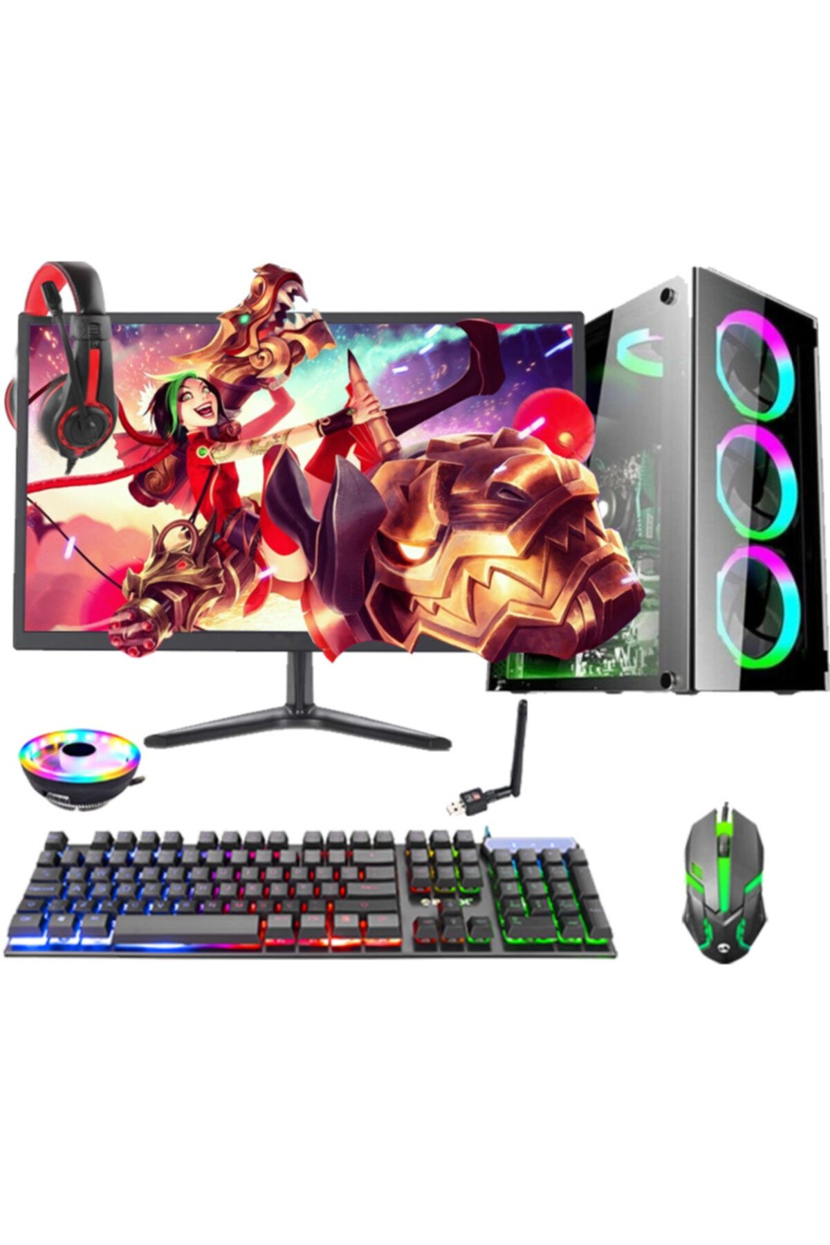 Aizen Gx65 I5-3470 8gb 320 Hdd Gtx 750 Ti 18,5\