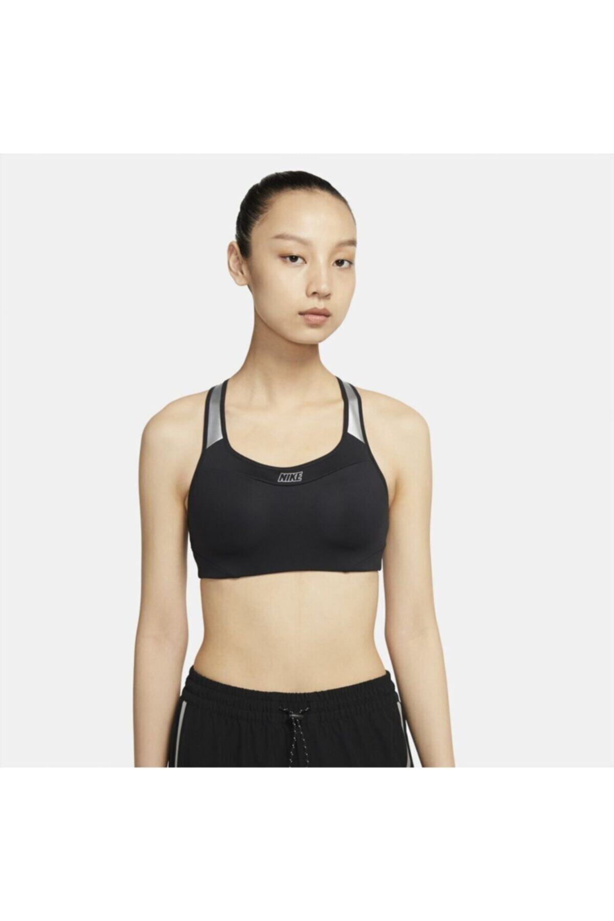 Nike Bra Alpha Metallıc Logo Bra