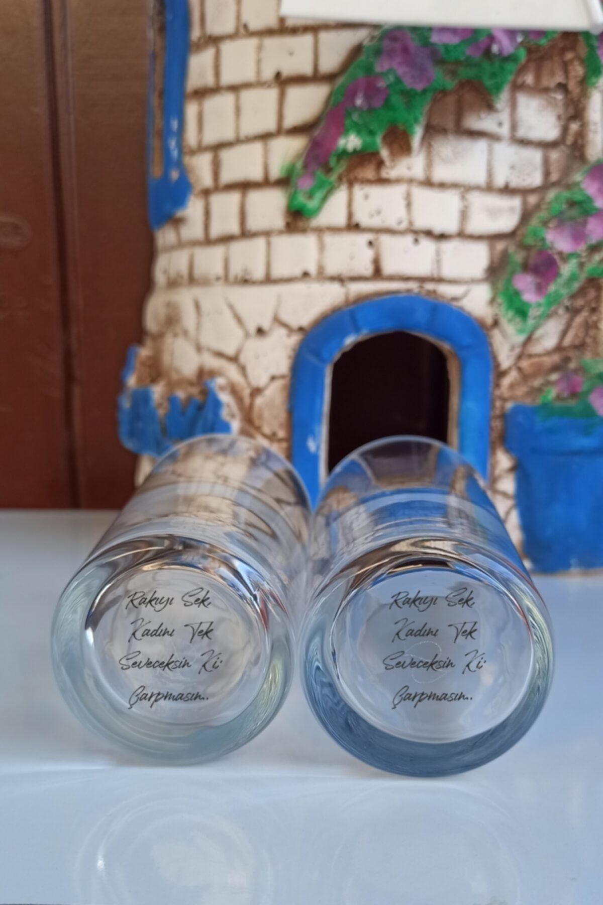 Paşabahçe Dipli Sözler Rakı Bardağı 2 Adet (rakıyı Sek)