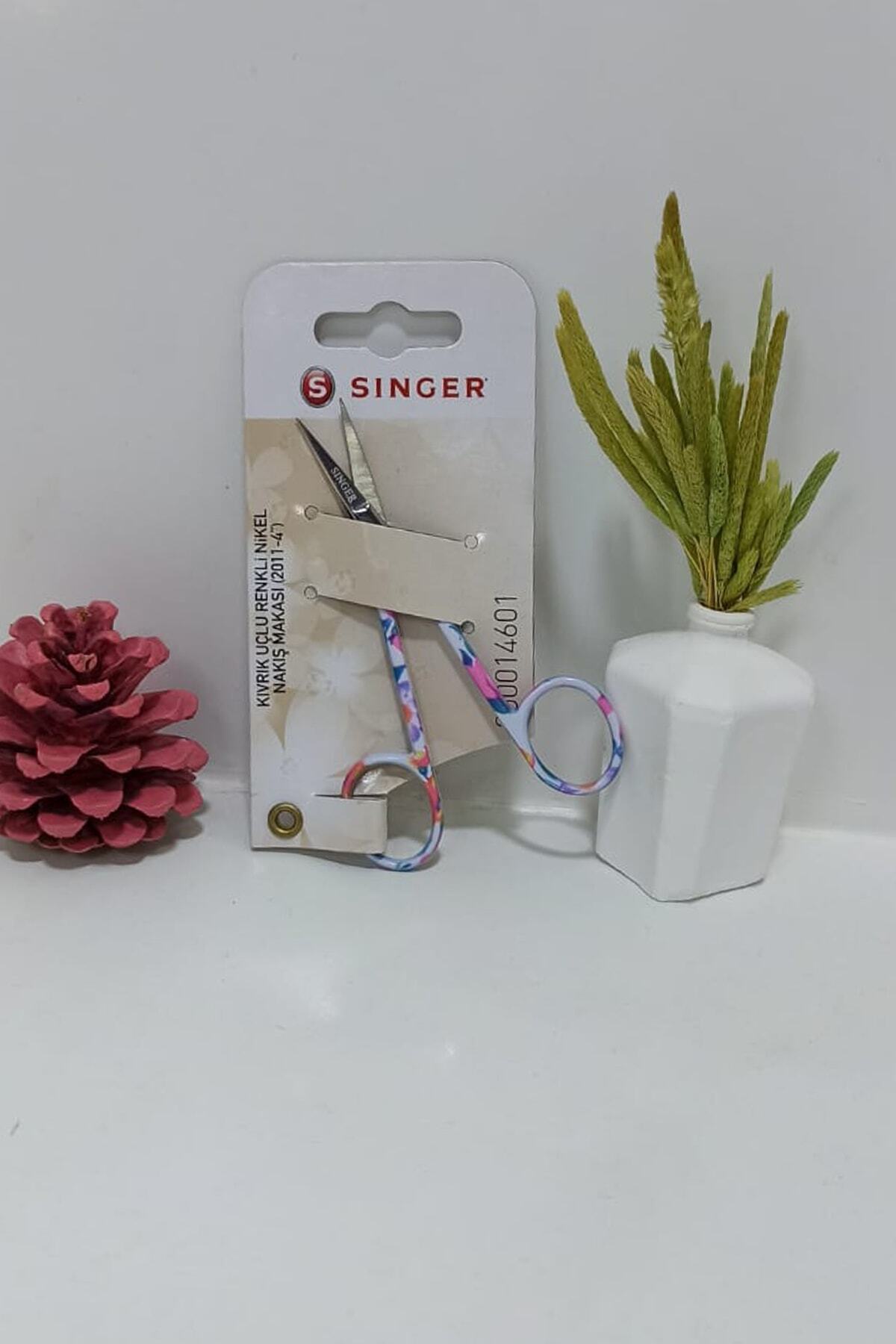 SİNGER Sınger Kıvrık Uçlu Renkli Oya Nakış Makası