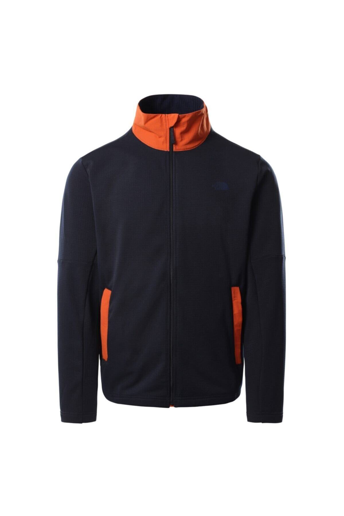THE NORTH FACE Wayrout Tam Boy Fermuarlı Mont Mavi